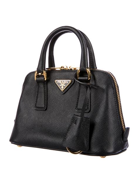 prada bag saffiano lux mini size|Prada saffiano bag small size.